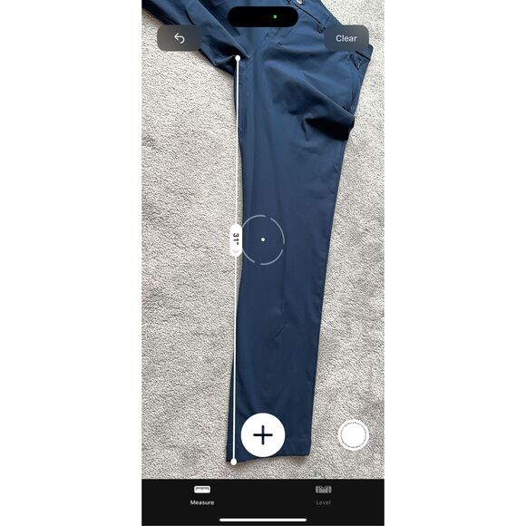 NWOT LULULEMON ABC Classic-Fit 5 Pocket Pant Warpstreme, navy $138 Sz 34 B25 - Picture 5 of 9